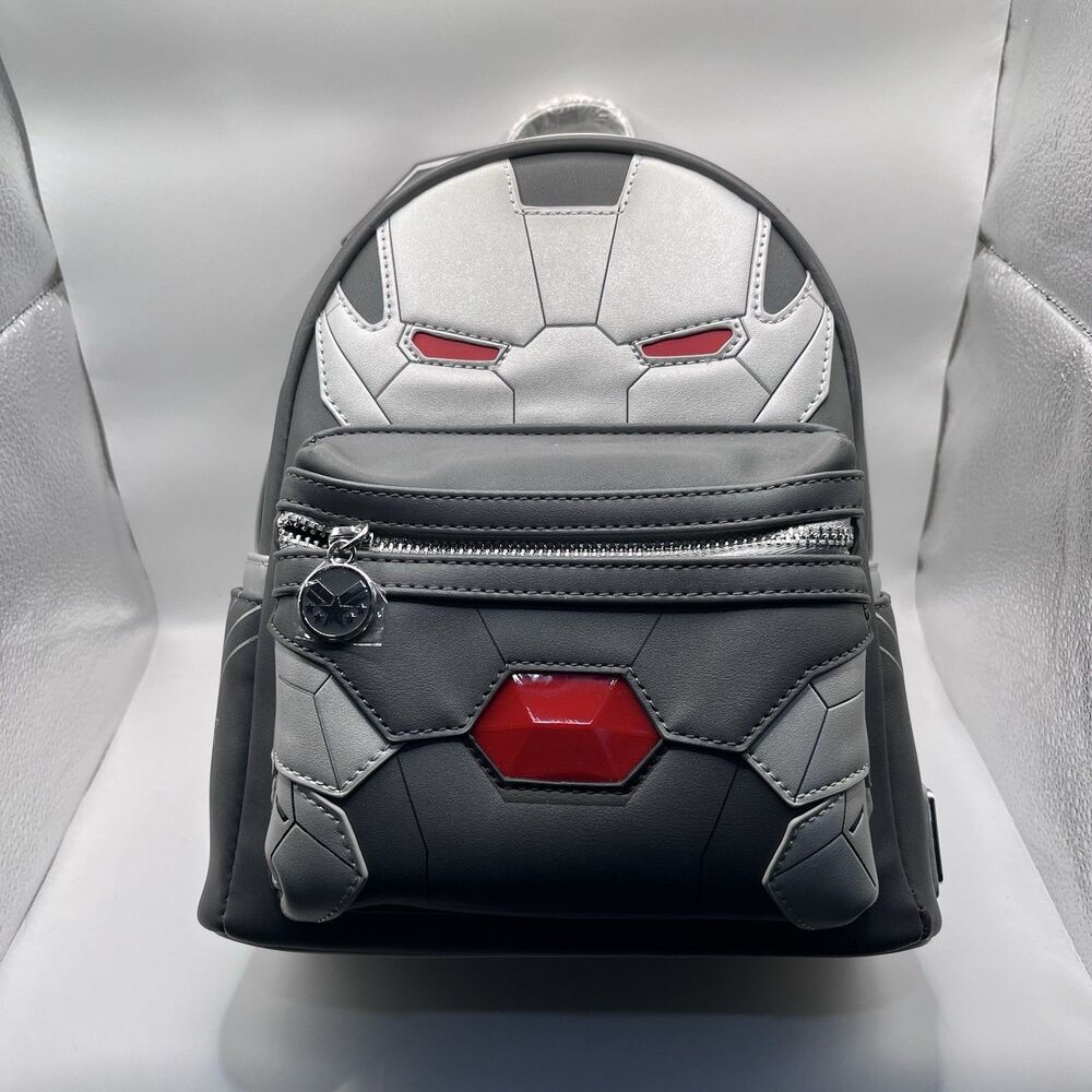 Loungefly Marvel Light Up War Machine Iron Man Cosplay Mini Backpack NEW W TAGS